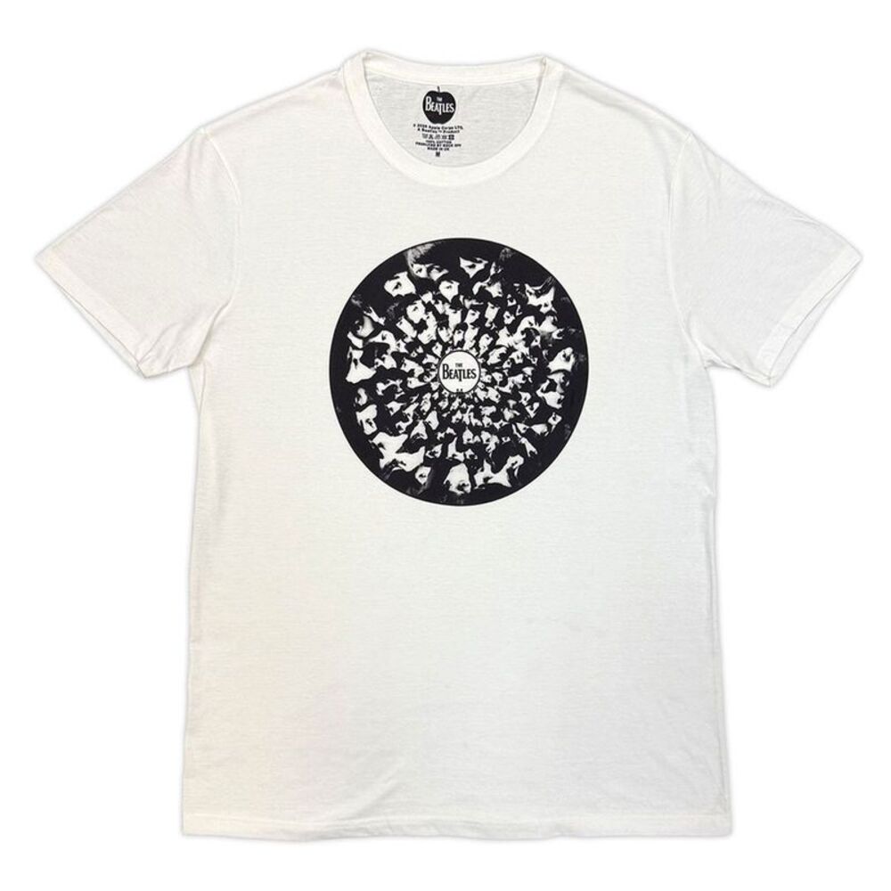 The Beatles Unisex Adult Revolver Faces T-Shirt / White